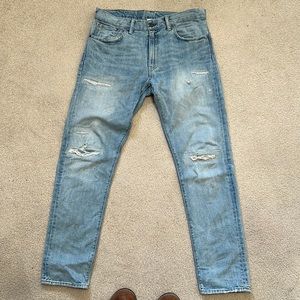 RRL, Men’s, Slim Narrow Fit Stratham Jeans, gently used, sz. 33-30.